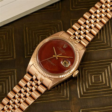 rolex datejust 1601 red|rolex datejust model 1601.